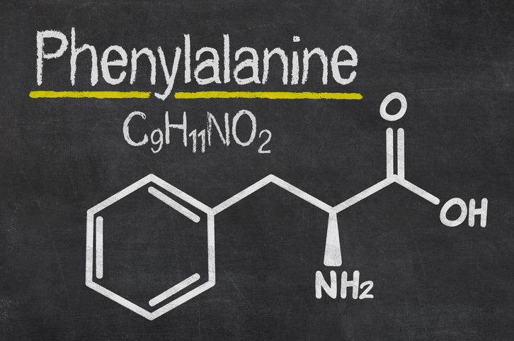 Fenilalanīna ķīmiskā formula